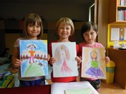 Práce dětí z MŠ Vlkava